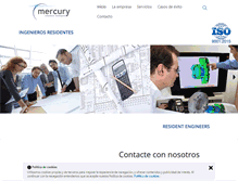 Tablet Screenshot of mercuryconsultores.com